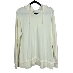 Athleta Sundown Alliance Cream Hoodie Size Medium